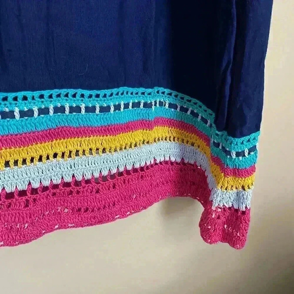 Anthro Akemi + Kin Embroidered Knit Tank Dress - Picture 11 of 12